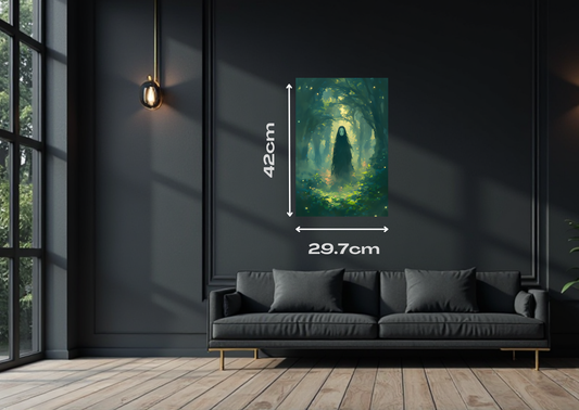 Spirited Away No Face Metal Poster-Anime Wall art