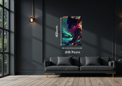 Pokemon Greninja Metal Poster-Gaming Wall Decor