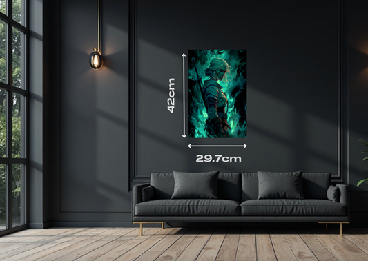 Witcher Ciri Metal Poster