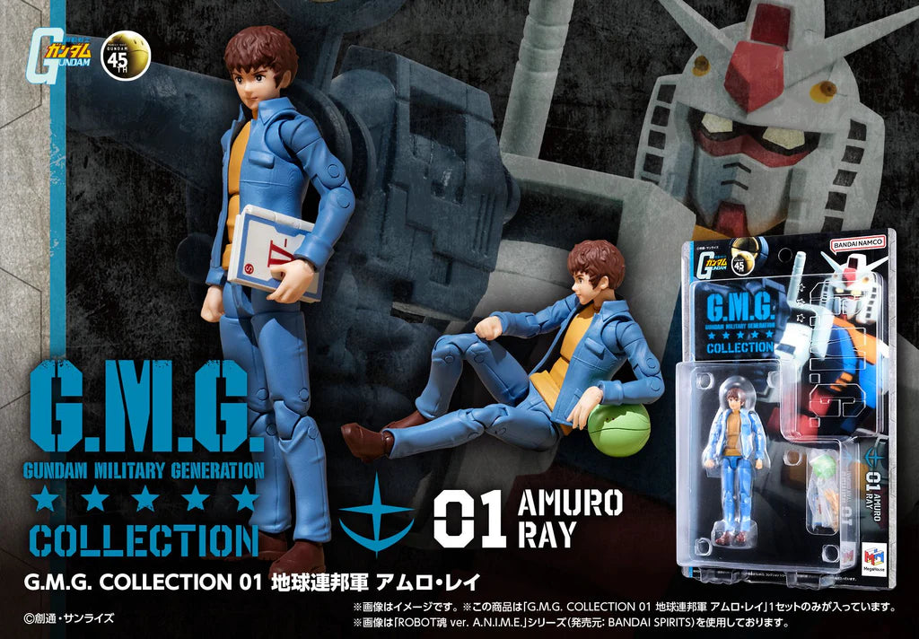 G.M.G. Collection 01 Mobile Suit Gundam Earth Federation Forces Amuro Ray