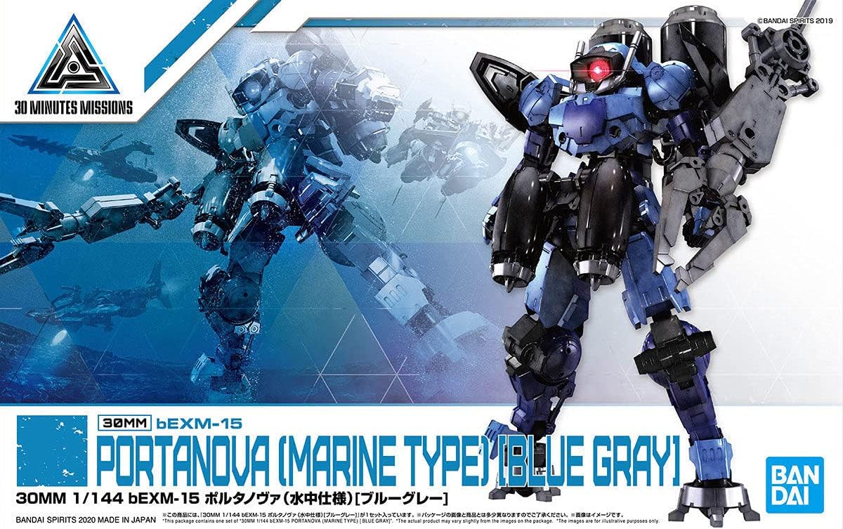 30MM #30 bEXM-15 Portanova Marine Type Blue Gray