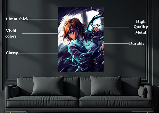 JJK Nobara Kugisaki Metal Poster-Anime Wall Decor