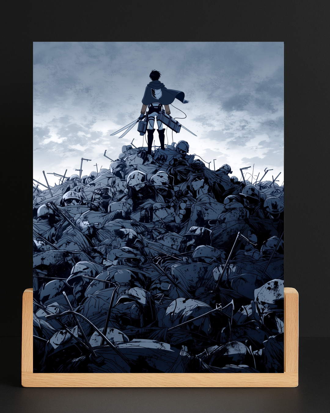 AOT Levi Ackerman Scout Regiment LED Nightlight-Anime Desk Decor
