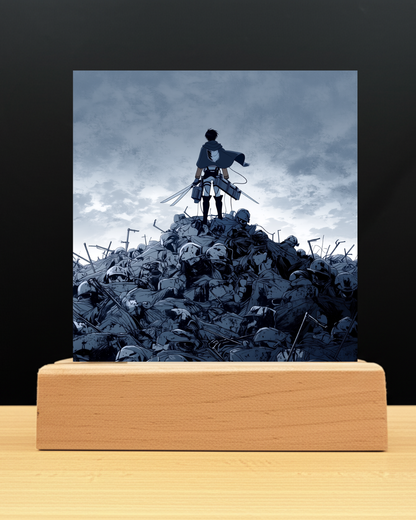 AOT Levi Ackerman Scout Regiment LED Nightlight-Anime Desk Decor