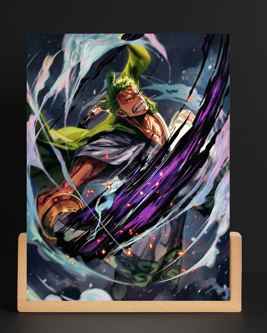 One Piece Zoro Slash LED Nightlight-Anime Desk Decor