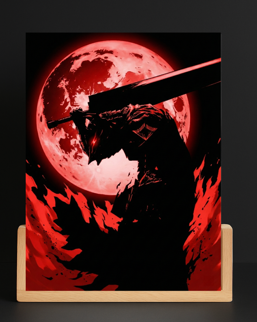 Berserk Moon LED Nightlight-Anime Desk Decor