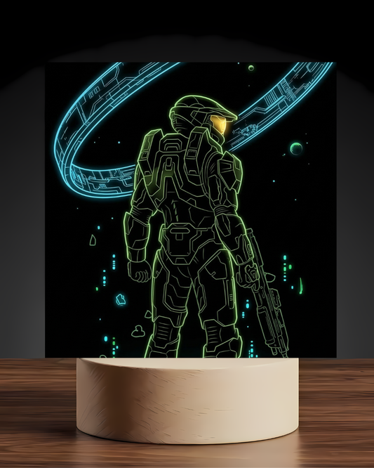 Masterchief LED Nightlight-Anime Desk Decor