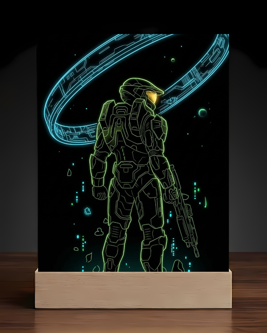 Masterchief LED Nightlight-Anime Desk Decor