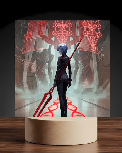 Evangelion Rei LED Nightlight-Anime Desk Decor