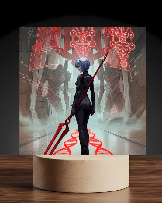Evangelion Rei LED Nightlight-Anime Desk Decor