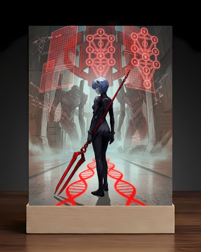 Evangelion Rei LED Nightlight-Anime Desk Decor