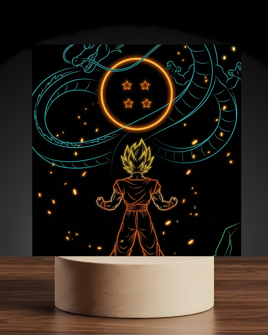 Goku LED Nightlight-Anime Desk Decor