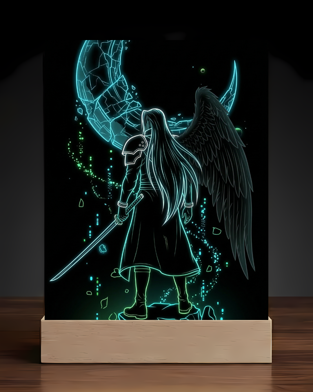 Sephiroth LED Nightlight-Anime Desk Decor