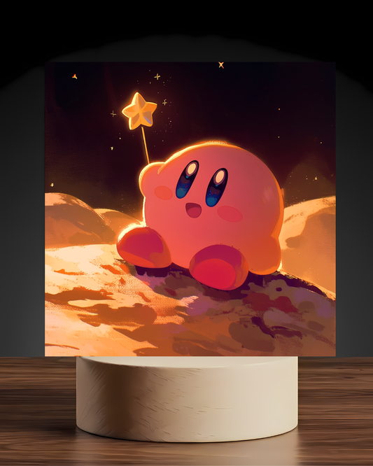 Kirby Star LED Nightlight-Gaming Desk Decor