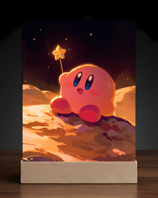 Kirby Star LED Nightlight-Gaming Desk Decor