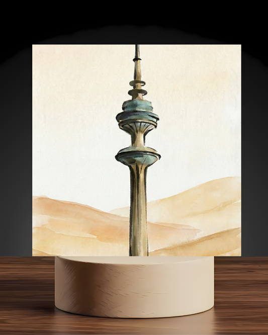 Kuwait Liberation Tower LED Nightlight-Gaming Desk Decor