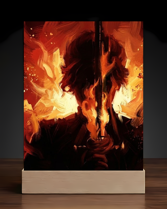 Expedition 33 Maelle Fire LED Nightlight-Gaming Desk Decor