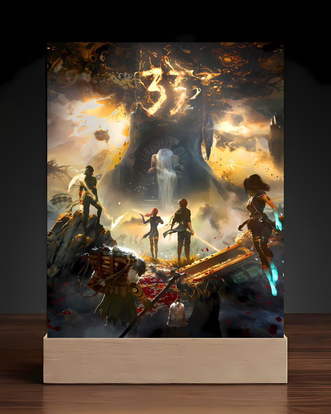 Expedition 33 LED Nightlight-Gaming Desk Decor