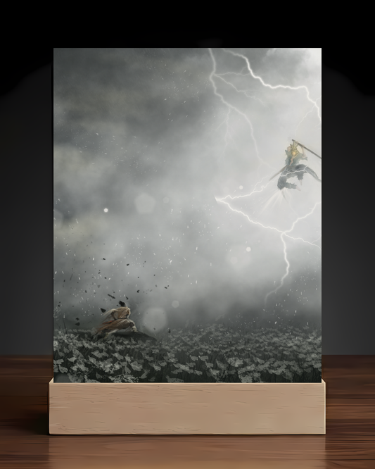 Sekiro Final Battle Acrylic LED Nightlight-Gaming Desk Decor