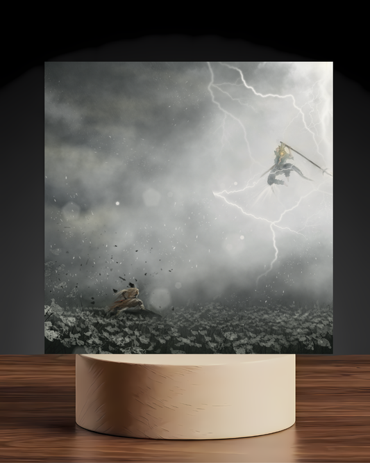 Sekiro Final Battle Acrylic LED Nightlight-Gaming Desk Decor