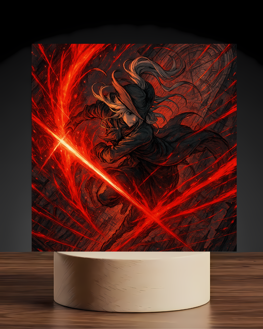 Bloodborne Lady maria Acrylic LED Nightlight-Gaming Desk Decor