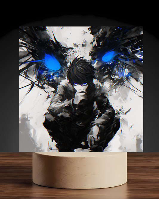 Death Note L Acrylic LED Nightlight-Anime Desk Decor