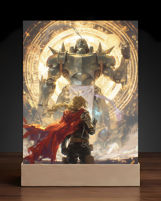 Fullmetal Alchemist Acrylic LED Nightlight-Anime Desk Decor