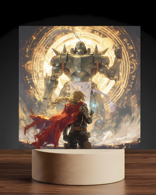 Fullmetal Alchemist Acrylic LED Nightlight-Anime Desk Decor
