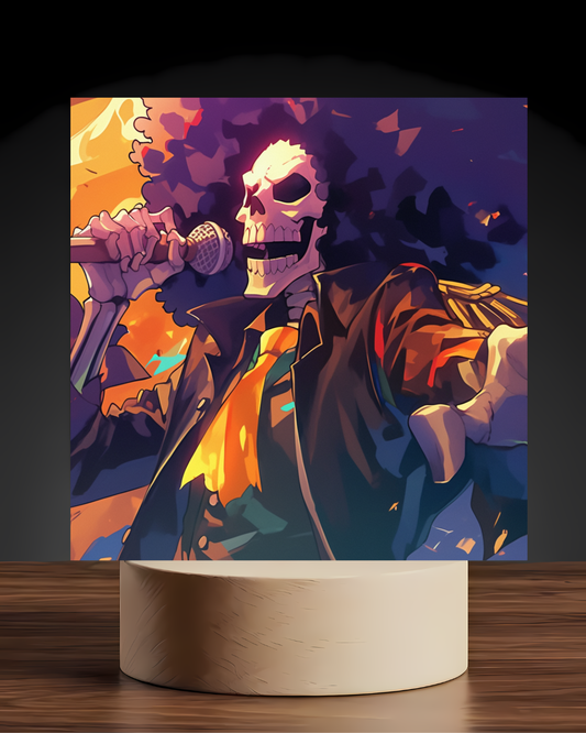 One Piece Brook Acrylic LED Nightlight-Anime Desk Decor