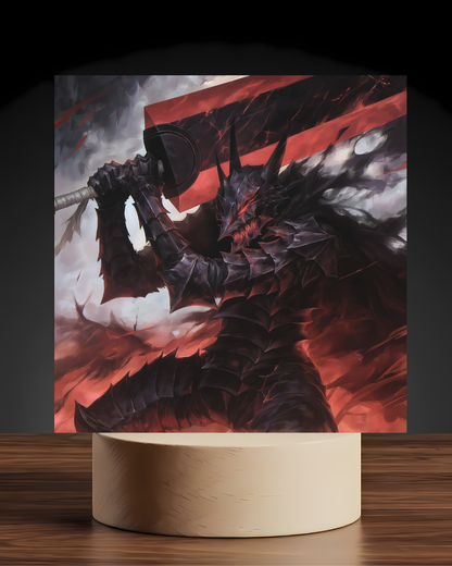 Berserker Armor Acrylic LED Nightlight-Anime Desk Decor