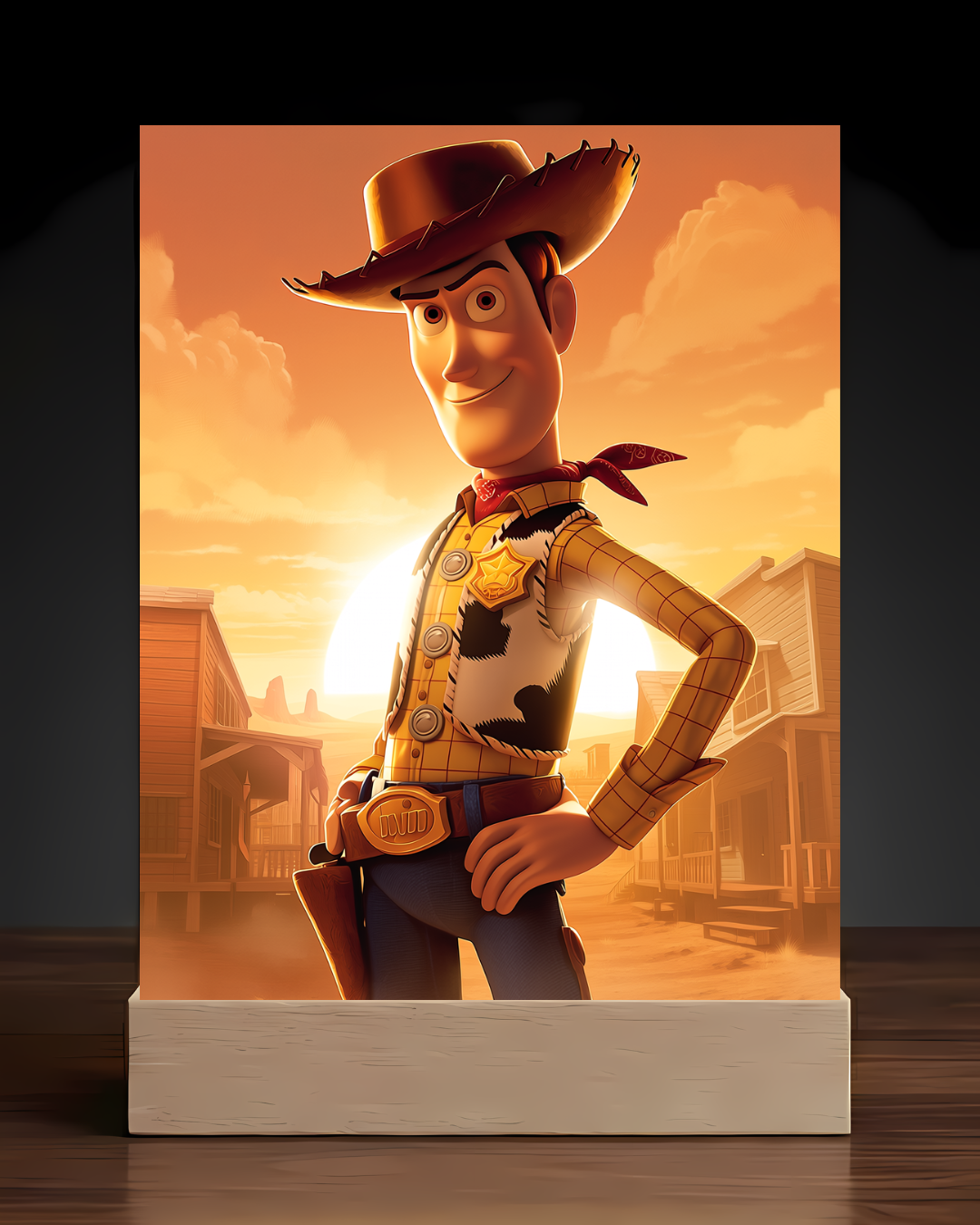 Toy Story Woody Acrylic LED Nightlight-Gaming Desk Decor