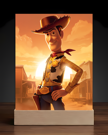 Toy Story Woody Acrylic LED Nightlight-Gaming Desk Decor
