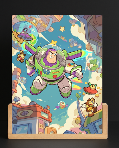 Toy Story Buzz Lightyear Acrylic LED Nightlight-Gaming Desk Decor