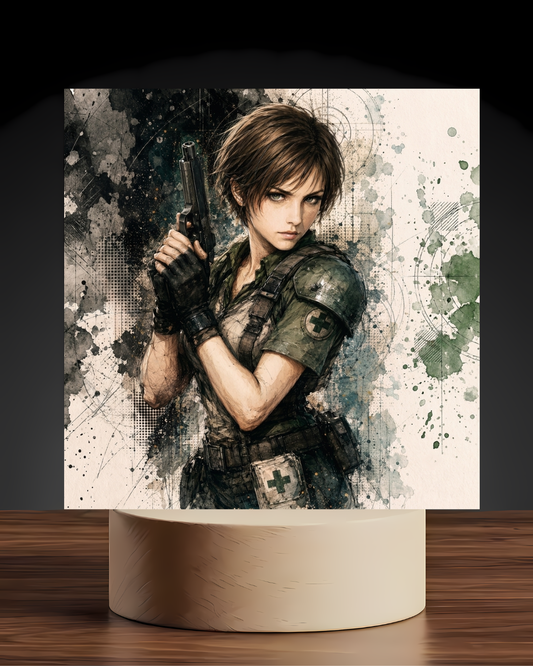 Resident Evil Rebecca LED Nightlight-Gaming Desk Decor