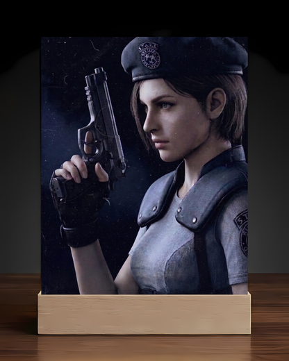 Resident Evil Jill LED Nightlight-Gaming Desk Decor