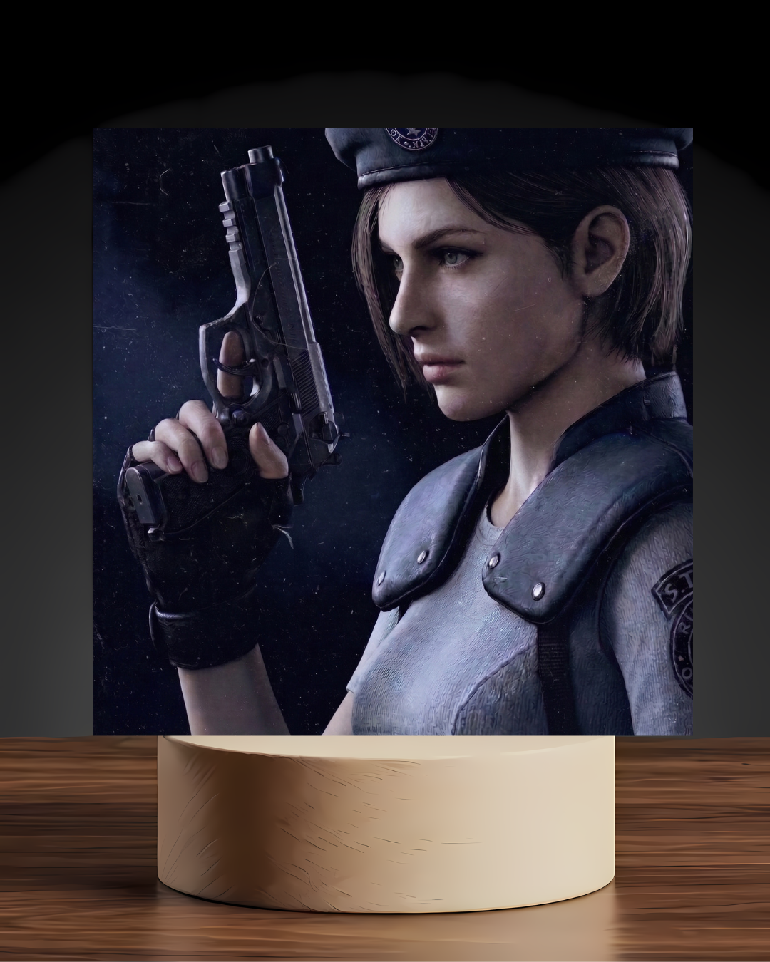 Resident Evil Jill LED Nightlight-Gaming Desk Decor