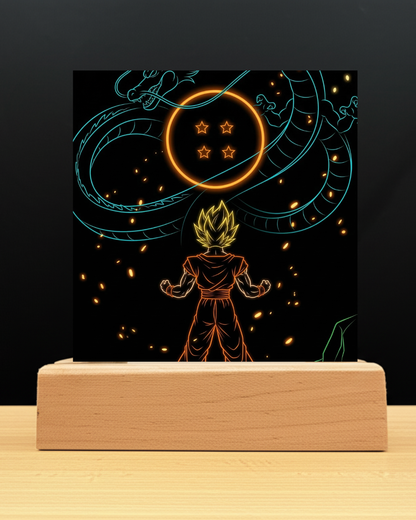 Goku LED Nightlight-Anime Desk Decor