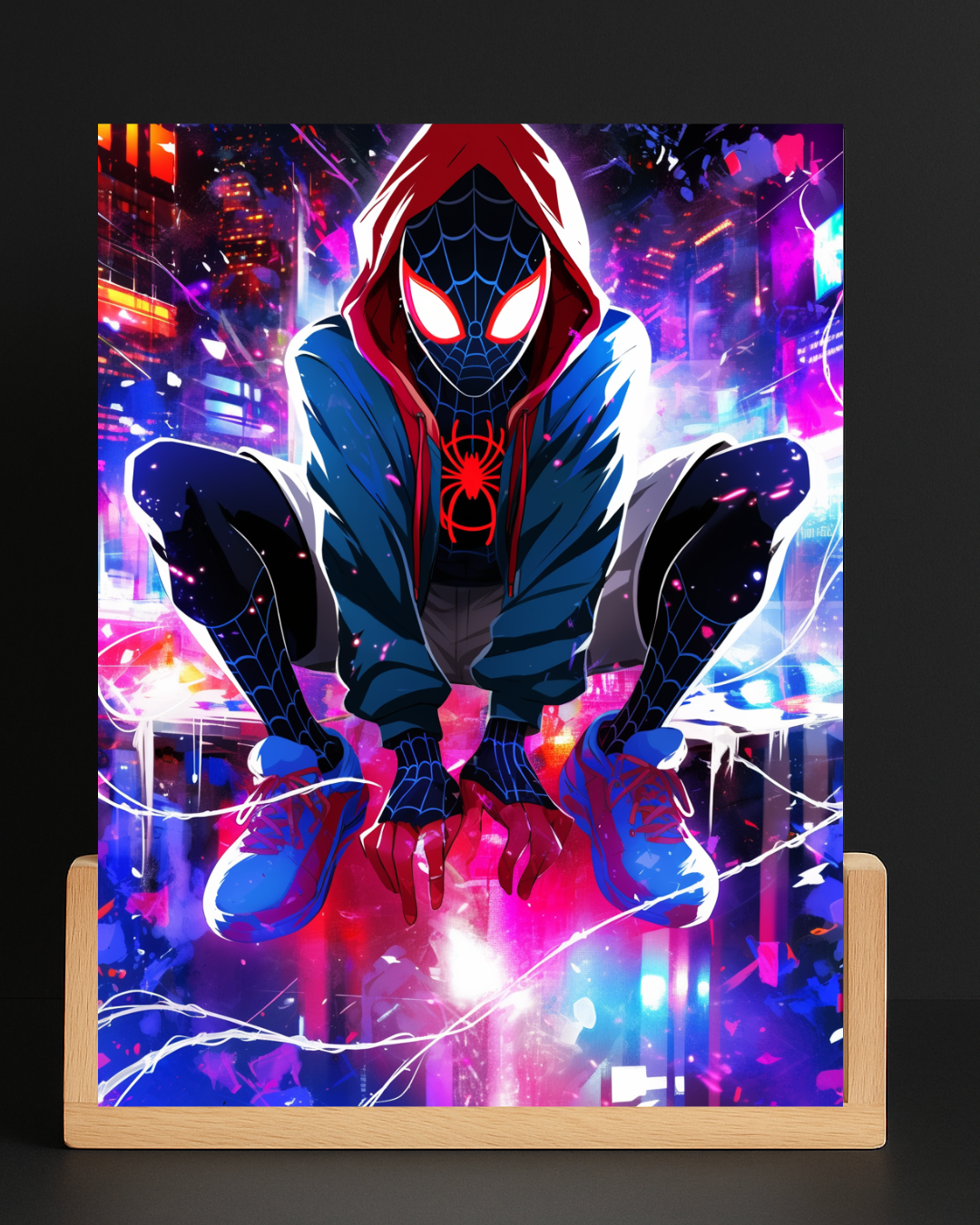 Spiderman Miles LED Nightlight-Marvel Desk Decor