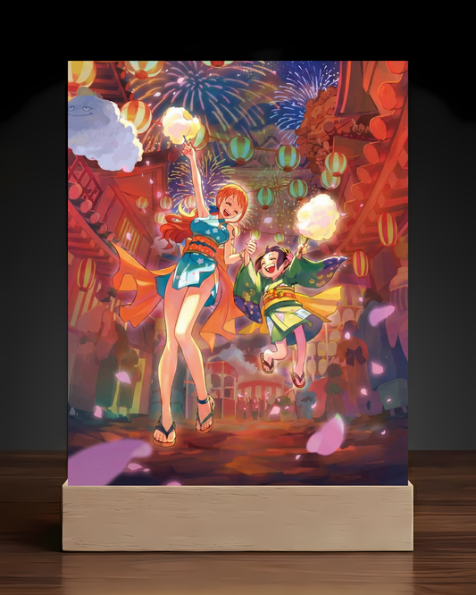 One Piece Nami LED Nightlight-Anime Desk Decor