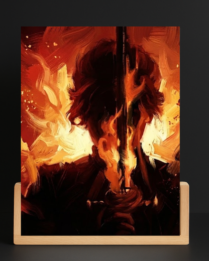 Expedition 33 Maelle Fire LED Nightlight-Gaming Desk Decor