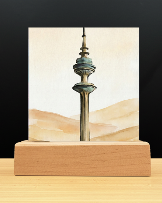 Kuwait Liberation Tower LED Nightlight-Gaming Desk Decor