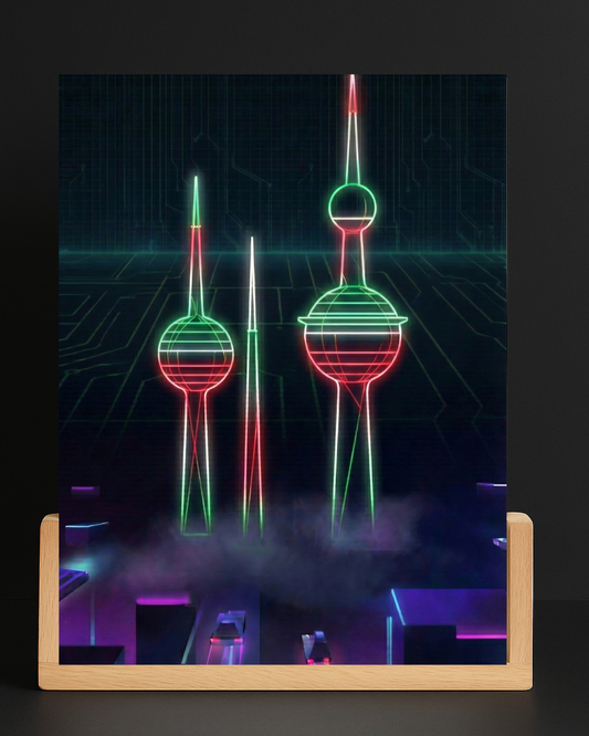 Kuwait National Day Kuwait Towers LED Nightlight-Gaming Desk Decor