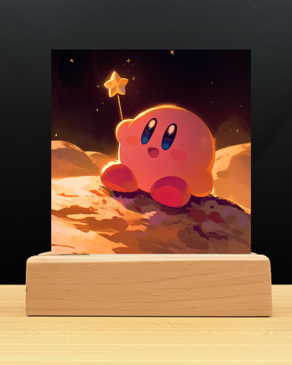 Kirby Star LED Nightlight-Gaming Desk Decor