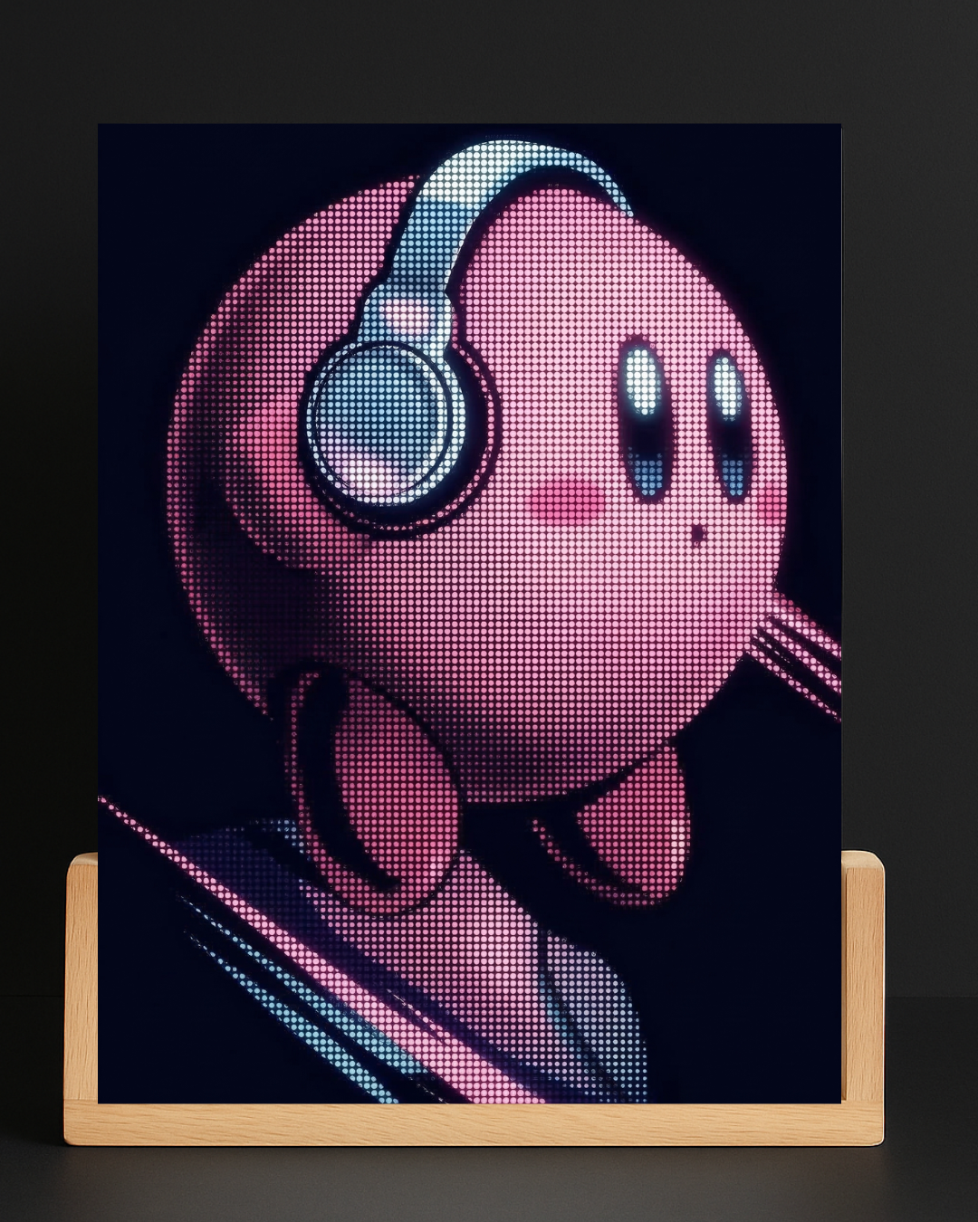 Kirby Headphones LED Nightlight-Anime Desk Decor
