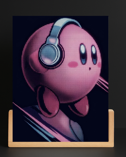 Kirby Headphones LED Nightlight-Anime Desk Decor