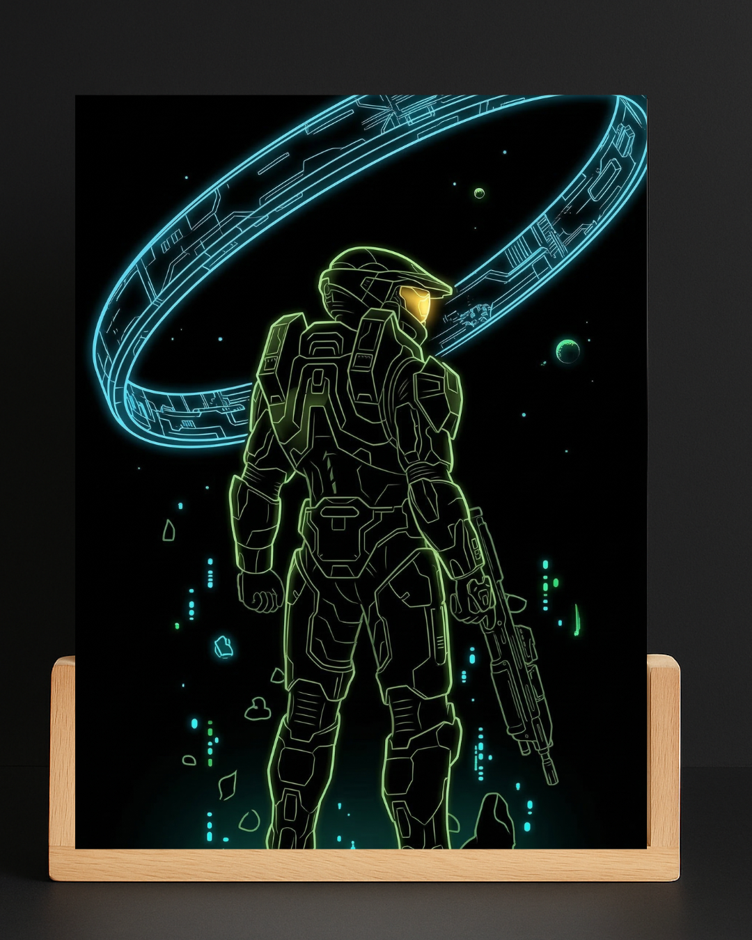 Masterchief LED Nightlight-Anime Desk Decor