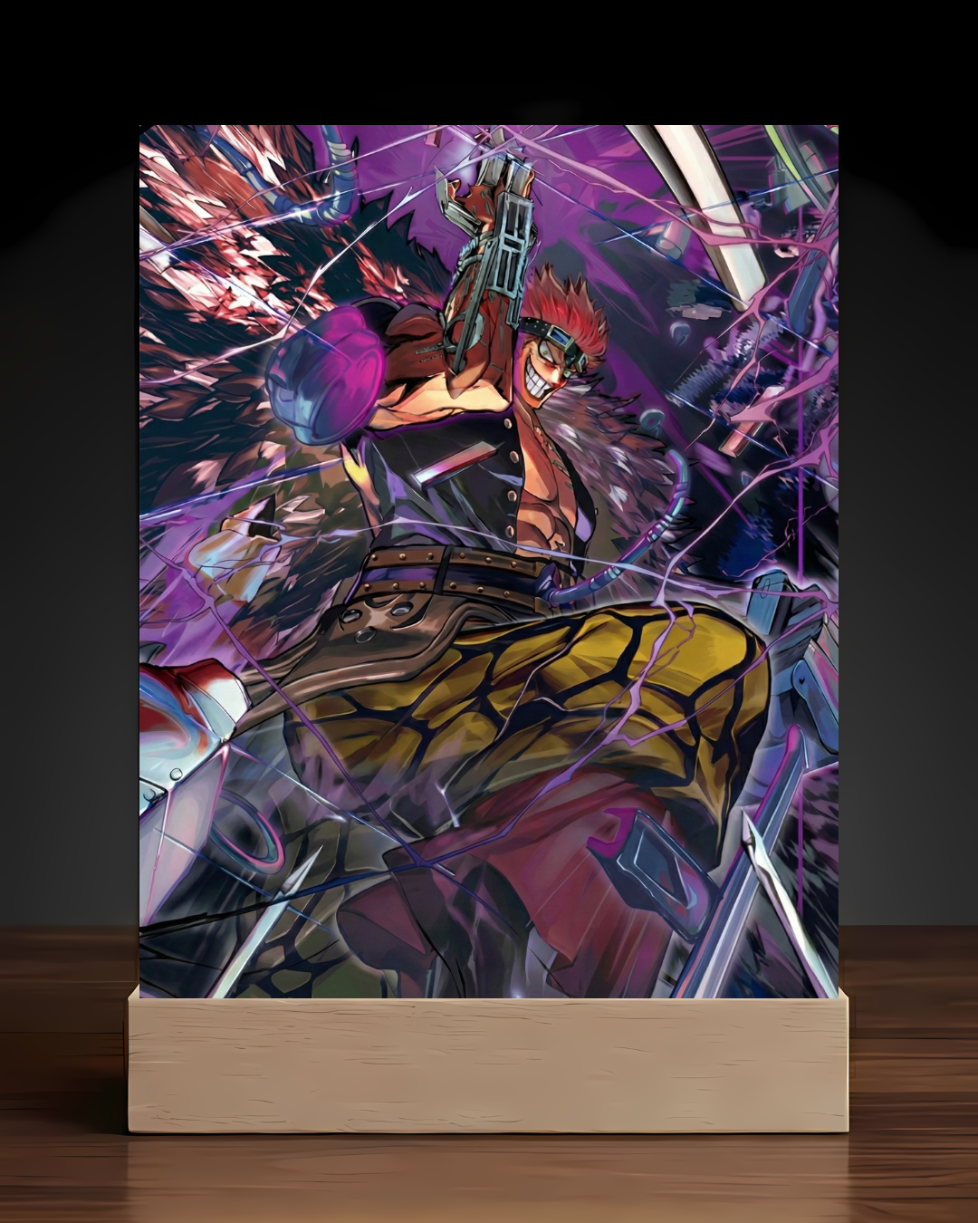 One Piece Captain Kidd Magnetic Arm LED Nightlight-Anime Desk Decor