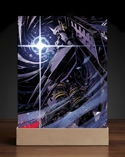Digimon Black Wargreymon Dark Evolution LED Nightlight-Anime Desk Decor