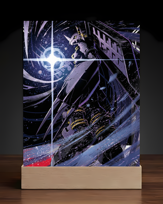 Digimon Black Wargreymon Dark Evolution LED Nightlight-Anime Desk Decor