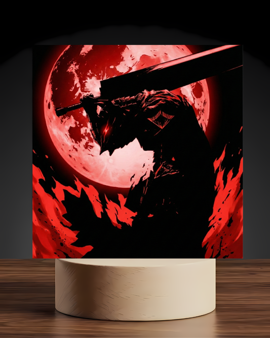 Berserk Moon LED Nightlight-Anime Desk Decor
